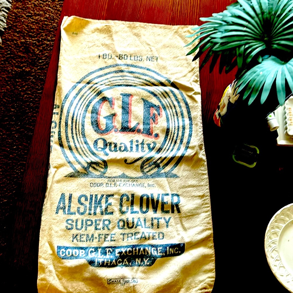 Vintage feed sack